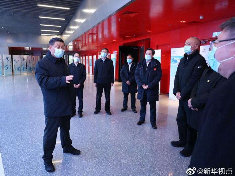 習近平考察北京冬奧會、冬殘奧會籌辦工作